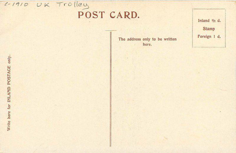 C-1910 Orford Place Norwich UK Trolley postcard 7161