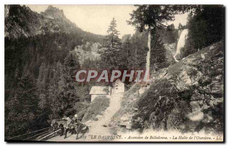 The Dauphine - Ascension Belledonne - The Stop the & # 39Oursiere - horse - h...