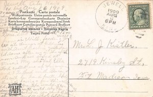 J94/ Interesting Postcard Elks Fraternity B.P.O.E. Parade Men Goat 262