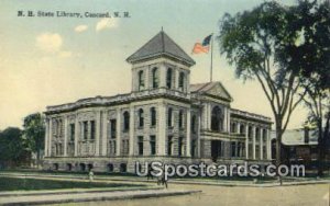 NH State Library - Concord, New Hampshire NH  