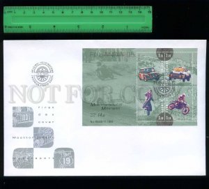 228952 FINLAND 1995 sport car motorcycle Motosport FDC