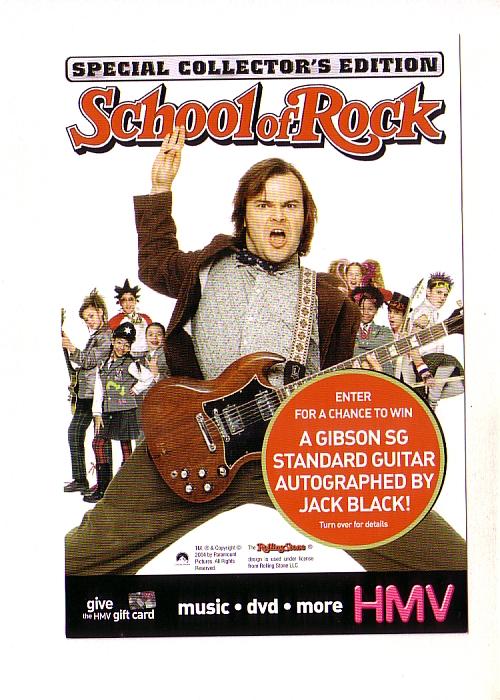 School of Rock, Jack Black  Other / Unsorted, Postcard / HipPostcard
