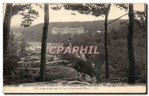 Old Postcard Bagnoles De L & # 39Orne On L & # 39Extreme Point of Rocks