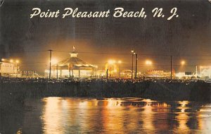 A Section of Amusement area Lights Shining Through Fog Point Pleasant Beach NJ 