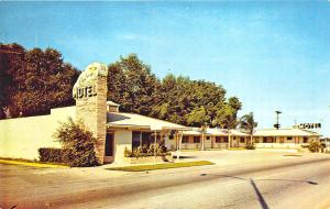 Ocala FL Star Motel Neon Sign Postcard