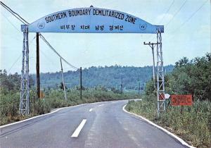 BR99293 southern boundary demilitarized zone  korea