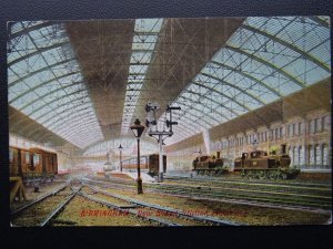 BIRMINGHAM New Street Station HAPPY NEW YEAR c1910 Postcard