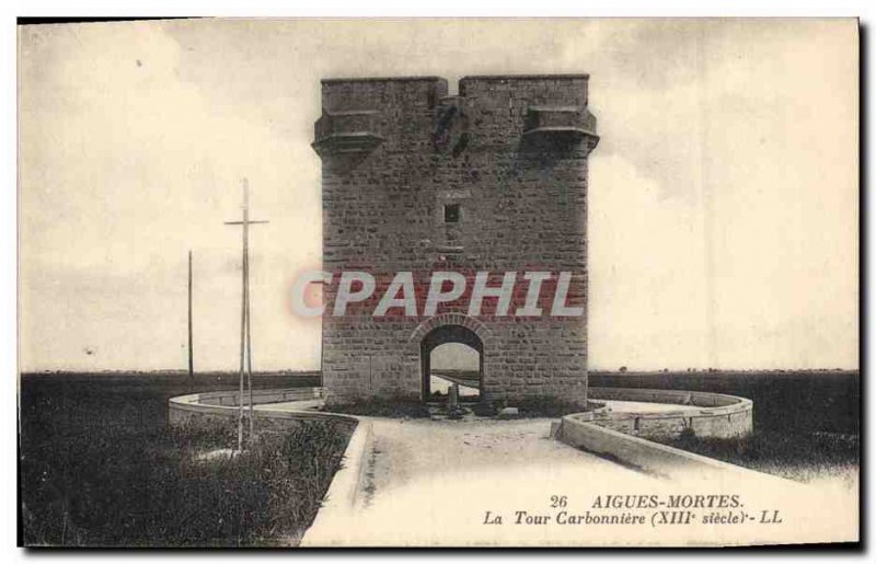 Old Postcard Chateau Aigues Dead Tower Carbonear