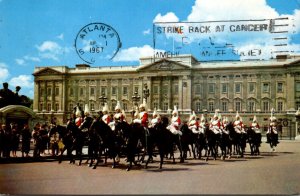 England London Buckingham Palace Mounted Guards 1967