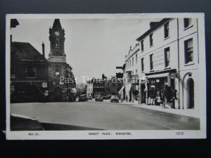 Somerset WINCANTON Market Place shows HARRIS STORES c1960's RP Postcard by Frith