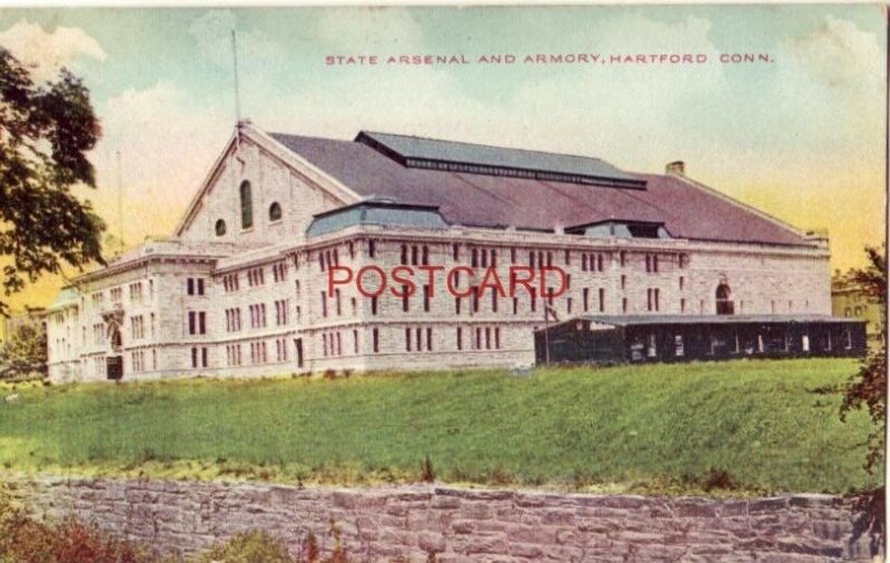 1909 STATE ARSENAL  ARMORY HARTFORD CT. grand dedication to be held next month