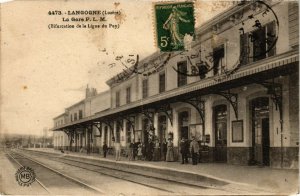 CPA AK LANGOGNE - La Gare P.L.M. (Bifucation de la Ligne du Pay) (292336)