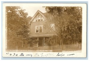 1912 Allegheny Heights Hospital Davis West Virginia WV RPPC Photo Postcard