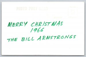 RPPC  1966  Warren & Quachita Valley Railway   Railroad  Locomotive  Postcard