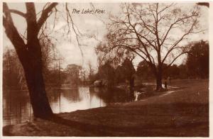 BR60160 the lake kew london real photo  uk