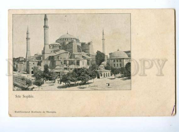 132847 TURKEY CONSTANTINOPLE St.Sophie Vintage Horticole PC