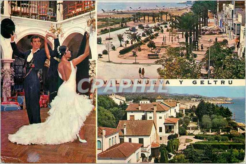 Postcard Modern Villanueva y Geltru