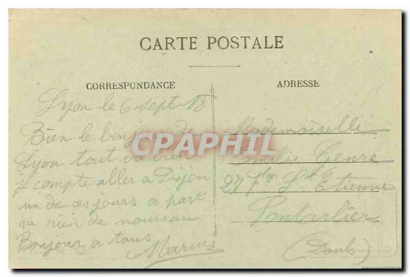 Old Postcard Remembrance Lyon