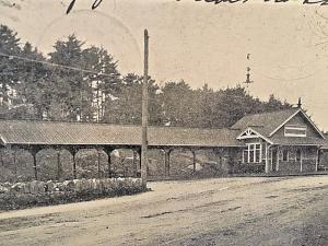 Postcard 1906 View of Pride's Railroad Crossing, Beverly. MA.    X7