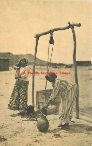 Native American Indians, Moqui Tribe Women Gathering Water, Thayer Pub No 1560