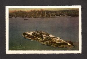 CA Alcatraz Federal Prison San Francisco Bay Postcard California The Rock Island