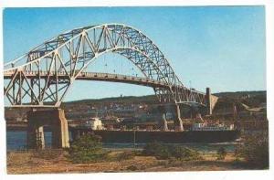 Huge Freighter, Sagamore Bridge, Massachusetts, 40-60s