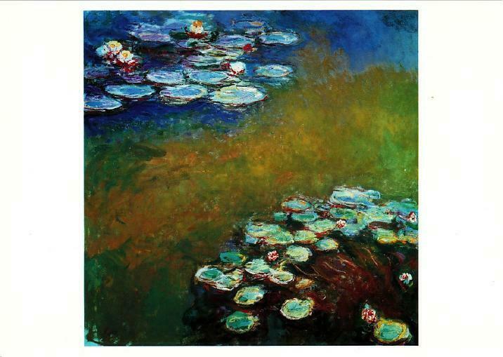 Nympheas by Claude Monet Art Painting Postcard 1