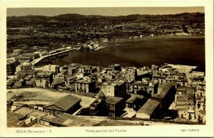 RPPC Aerial View Puerto Rico vintage Real Photo Postcard