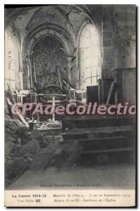 Old Postcard The Battle of The War Ourcq 15 to 10 September 1914 Barcy (S & M...