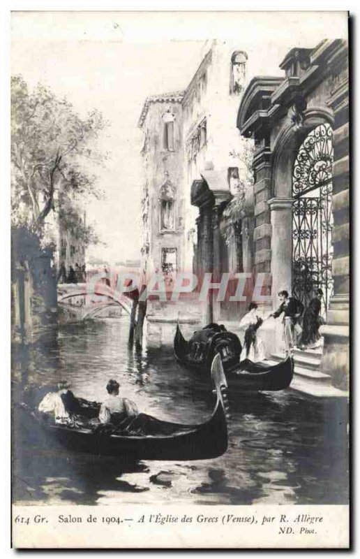 Italia - Italy - Italy - Venice - Veneztia - Salon 1904 - A & L # 39Eglise Gr...