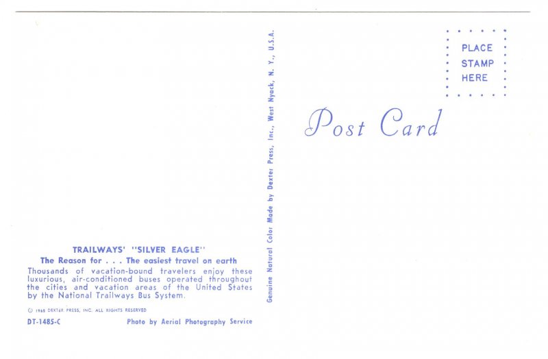 Continental Trailways Silver Eagle  Passenger Bus