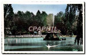 Postcard Modern Montelimar The Water jet Grand Lake