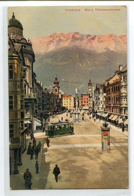 Maria Theresienstrasse Innsbruck Austria 1910s postcard