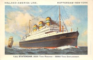 SS Statendam Holland-America Line Ship 