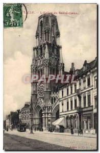 Old Postcard Lille The Church of the Sacred Heart