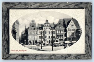 Bremen Germany Postcard View of Bremen Market Square 1910 Antique Posted