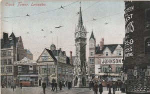 LEICESTER, CLOCK TOWER - Vintage POSTCARD