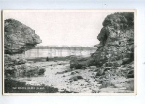 232891 UK Rocks Hilbre island Vintage postcard