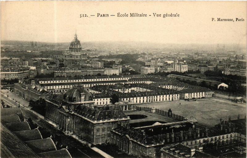 CPA PARIS 7e Ecole Militaire. Vue générale (241458)