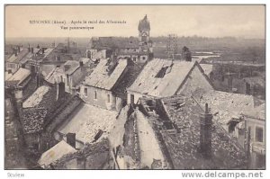 Apres Le Recul Des Allemands, Vue Panoramique, Sissonne (Aisne), France, 1900...