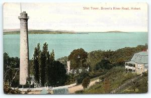 Postcard Tasmania Australia Hobart Shot Tower Brown's River Road C4