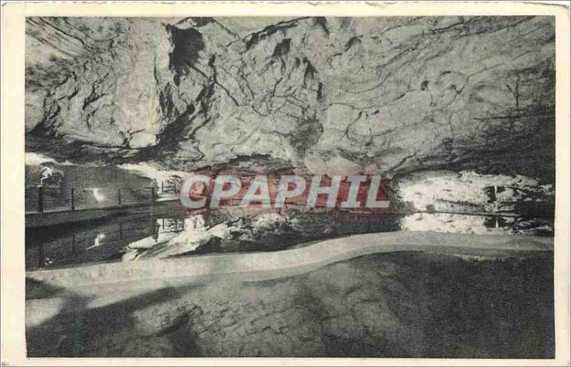 Old Postcard Padirac Lake great gours