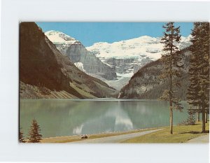 Postcard Lake Louise And Victoria Glacier Canadian Rockies Lake Louise Canada