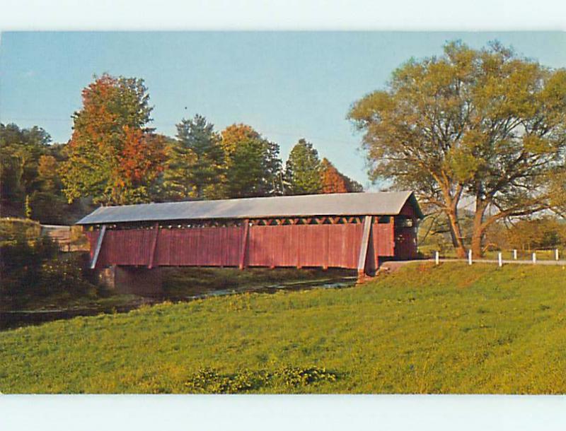 Unused Pre-1980 COVERED BRIDGE Delhi New York NY t7365@