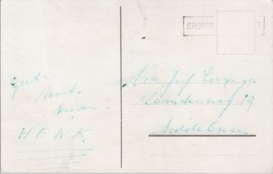 Happy New Year Snowman Vintage Postcard C122