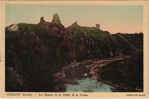 CPA CROZANT - Les Ruines et la Vallée de la Creuse (121698)