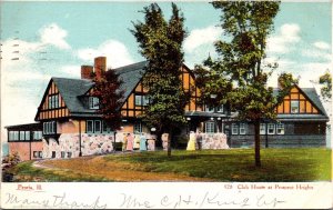 Postcard Club House at Prospect Heights in Peoria, Illinois