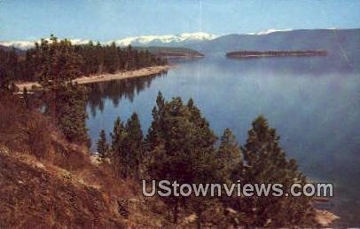 Flathead Lake in Kalispell, Montana