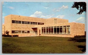 Folke Bernadotte Memorial Library  St. Peter  Minnesota   Postcard 1954