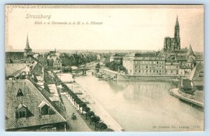 STRASBOURG general view FRANCE Postcard